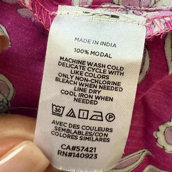 LOFT Pink Floral Kimono Cardigan Robe | Boho Chic XL XXL - Picture 8 of 9